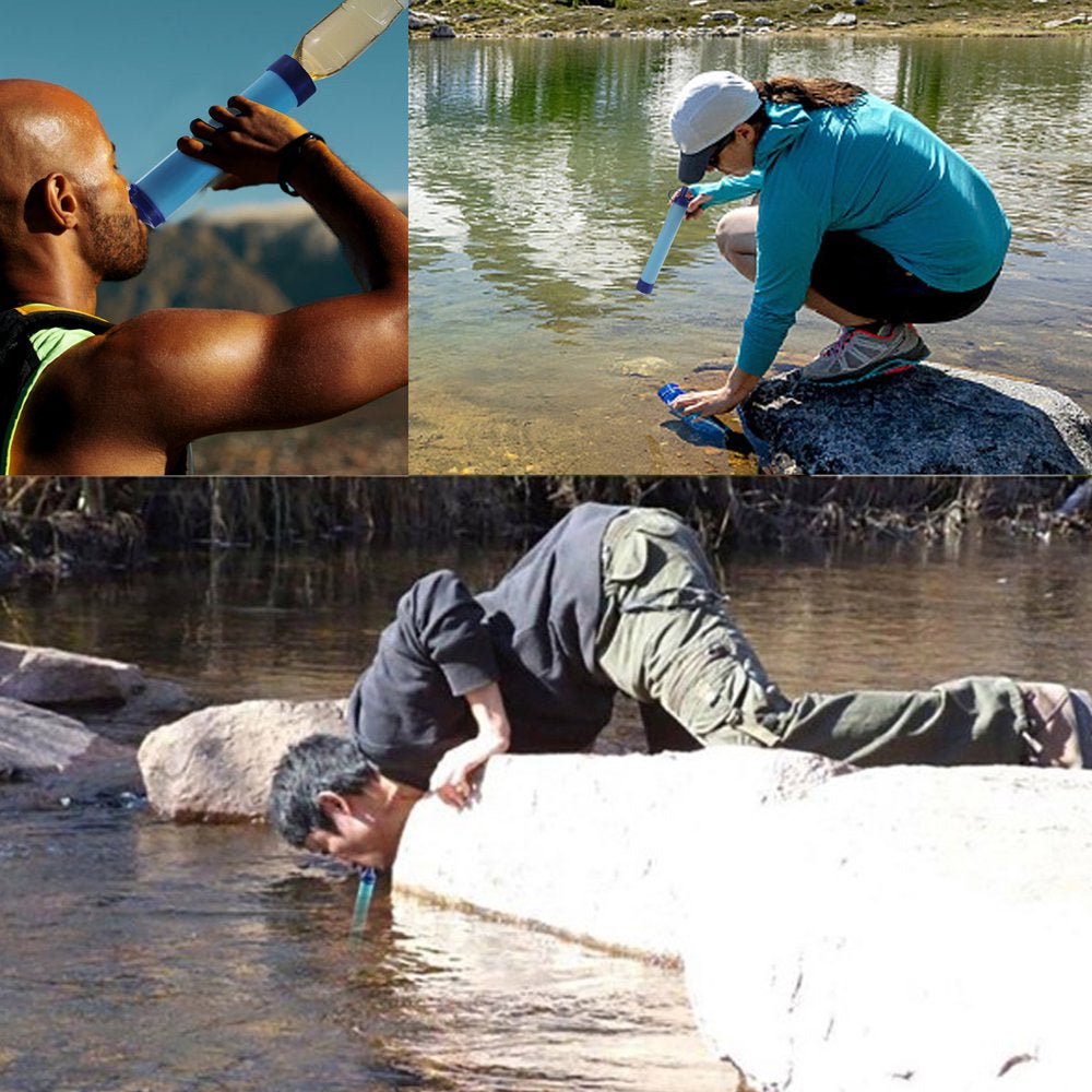 Compact 3-Stage Water Filter: Essential Camping and Travel Gear
