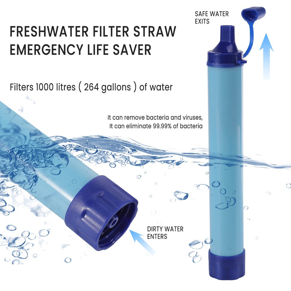 Compact 3-Stage Water Filter: Essential Camping and Travel Gear