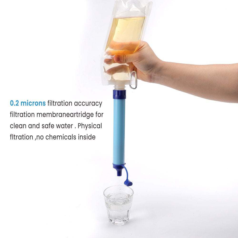 Compact 3-Stage Water Filter: Essential Camping and Travel Gear