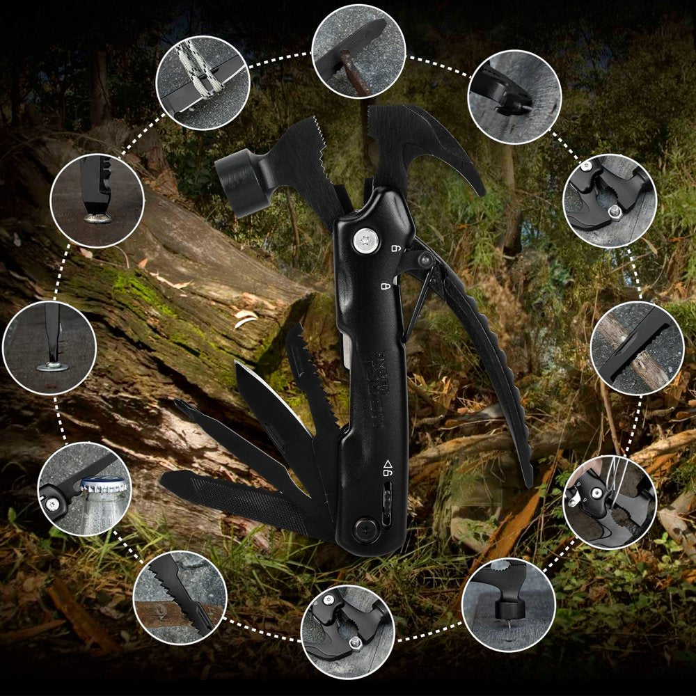 The Ultimate 12-In-1 Hammer Multitool in Sleek Black