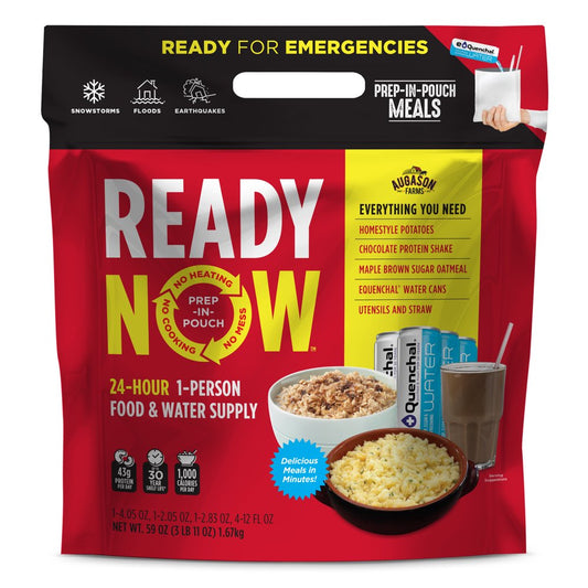 READY NOW 24-Hour 1-Person Emergency Food & Water Supply