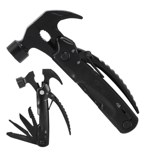 The Ultimate 12-In-1 Hammer Multitool in Sleek Black