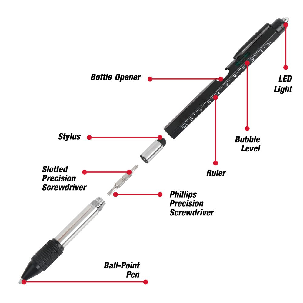 Engineered Elegance: Unleash the Power of our 8-In-1 Multi-Tool Pen for Precision and Practicality!